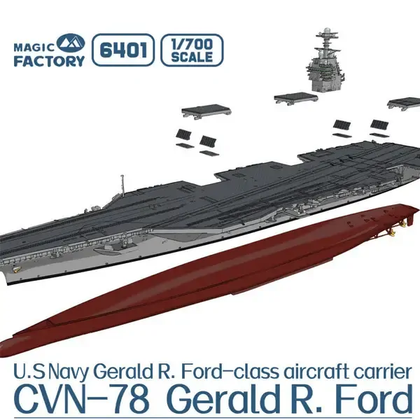Buy Magic Factory 1/700 USS Gerald R. Ford CVN-78 Aircraft Carrier