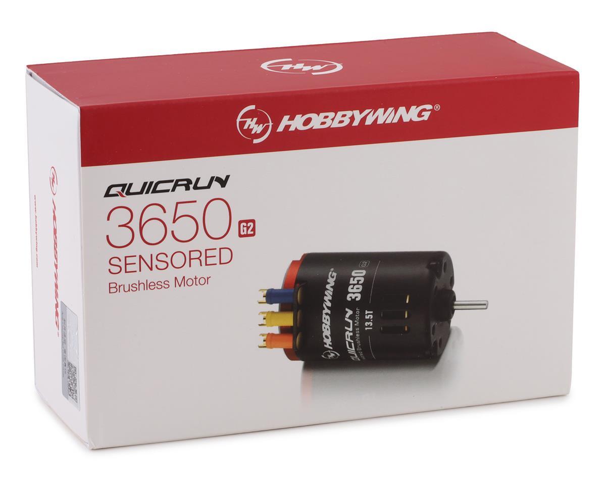 Buy Hobbywing 30404311 Quicrun 3650 G2 Sensored Brushless Motor (8.5T)