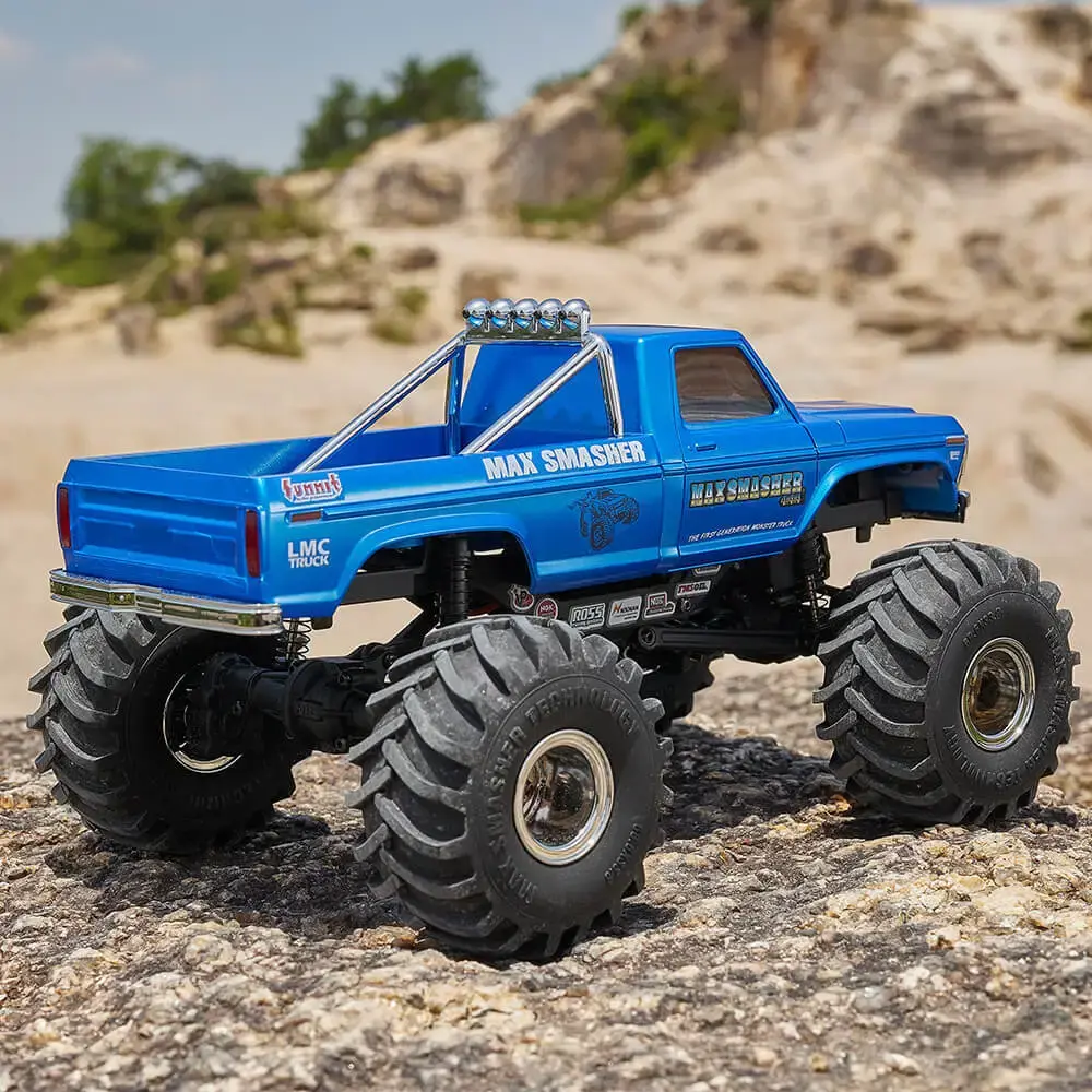 FMS FCX24 1/24 Smasher 4WD Monster Truck RTR - FMS12402RTRBU