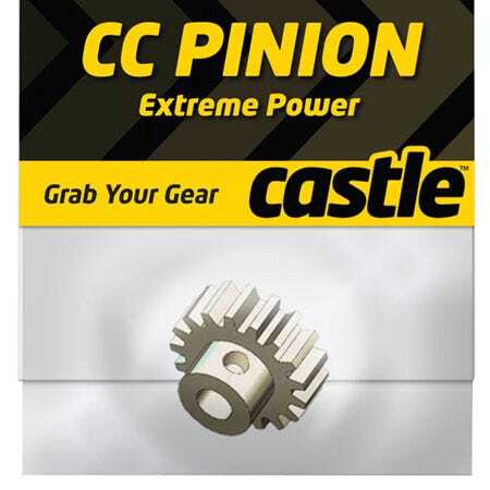 Castle Creations Pinion Mod 1, 11T, 5mm Shaft, CC-PINION-11.1