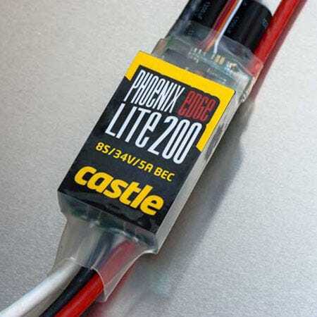 Castle Creations Phoenix Edge Lite 200A Brushless ESC, 34V w/5A BEC, CC-PHX-EL200