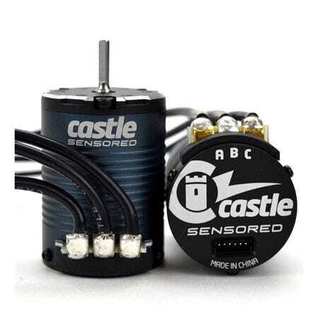 Castle Creations Brushless Motor, Sensored, 4-Pole, 1406-1900Kv, CC-NC1406-1900