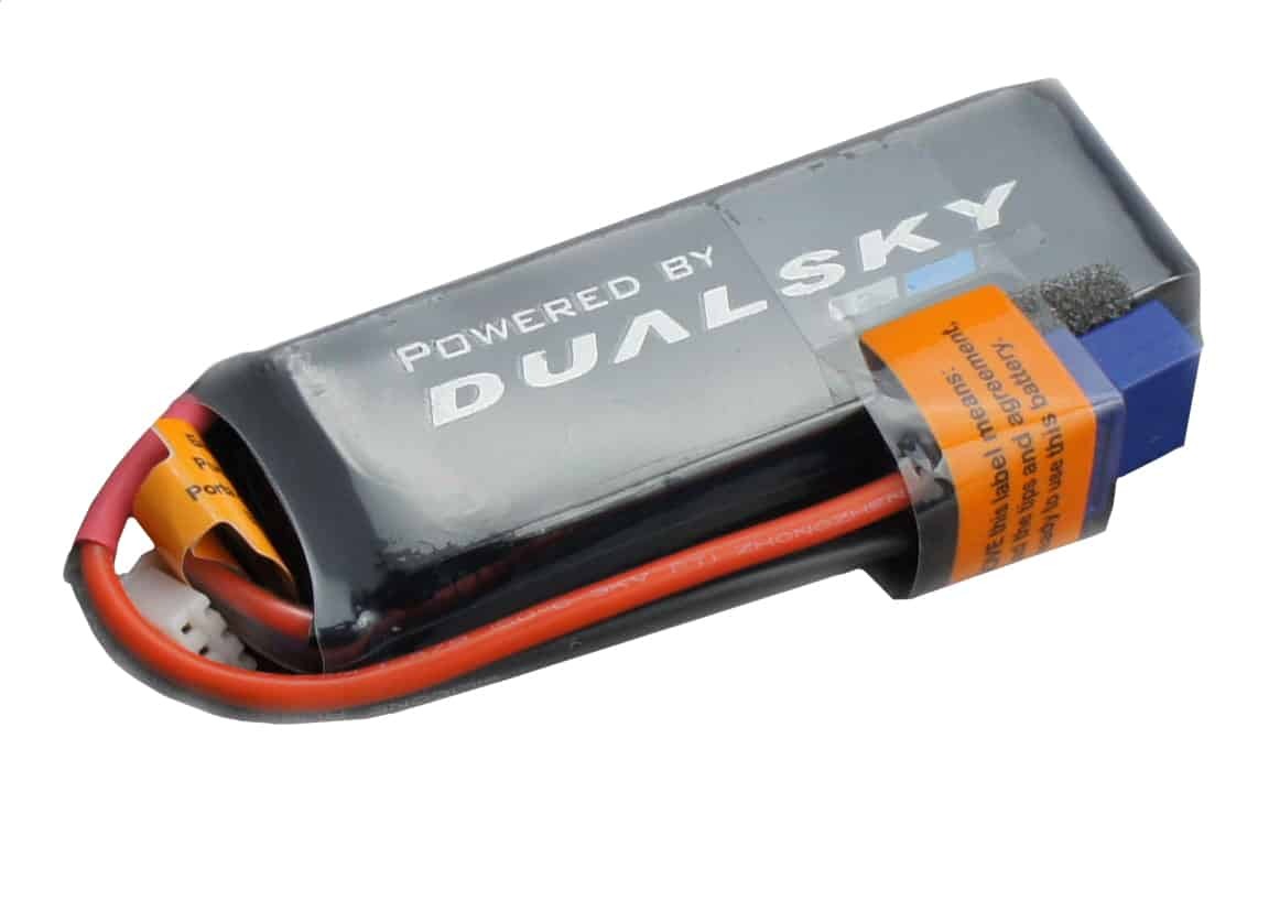 Dualsky 1000mah 2S 7.4v 50C HED LiPo Battery with XT60 Connector