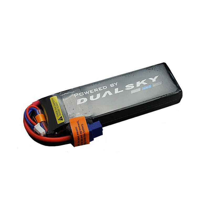 Dualsky 1300mah 6S 22.2v 50C HED Lipo Battery with XT60 Connector