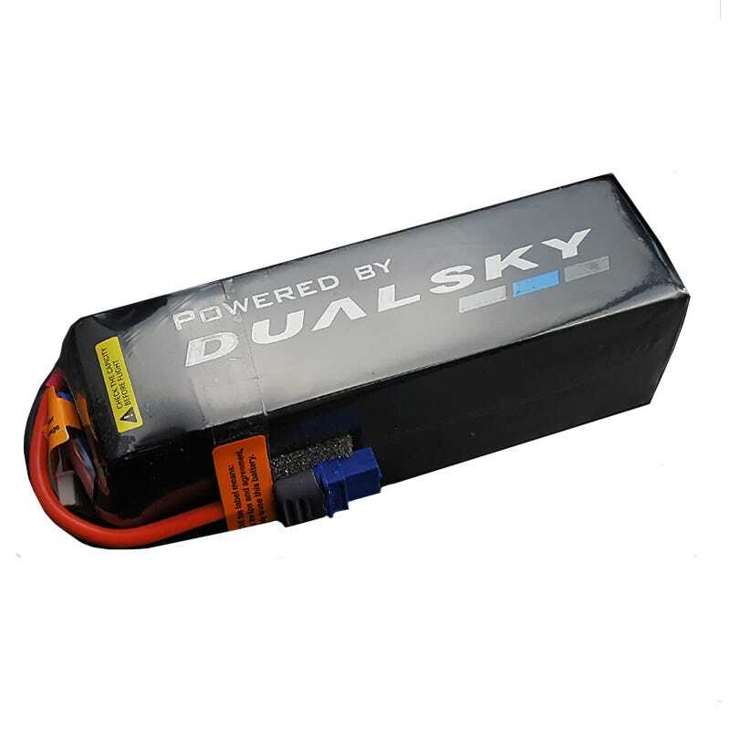 Dualsky 4350mah 6S 22.2v 50C HED Lipo Battery with XT60 Connector