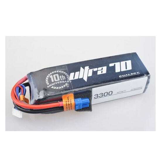 Dualsky 3300mah 6S 22.2v 70C Ultra 70 LiPo Battery with XT60 Connector