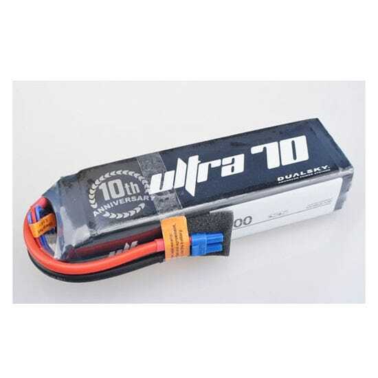 Dualsky 4400mah 3S 11.1v 70C Ultra 70 LiPo Battery with XT60 Connector