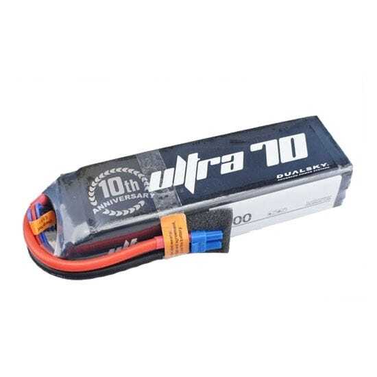 Dualsky 5000mah 5S 18.5v 70C Ultra 70 LiPo Battery with XT60 Connector