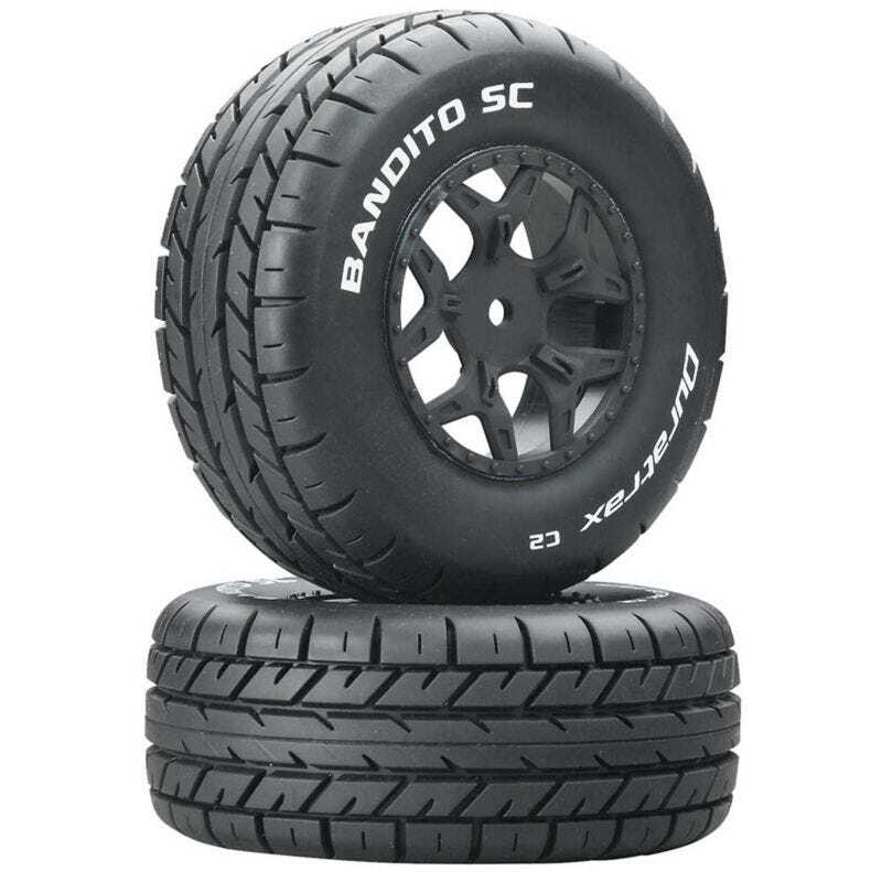 Duratrax Bandito SC Tire C2 Mounted SCTE 4x4, 2pcs
