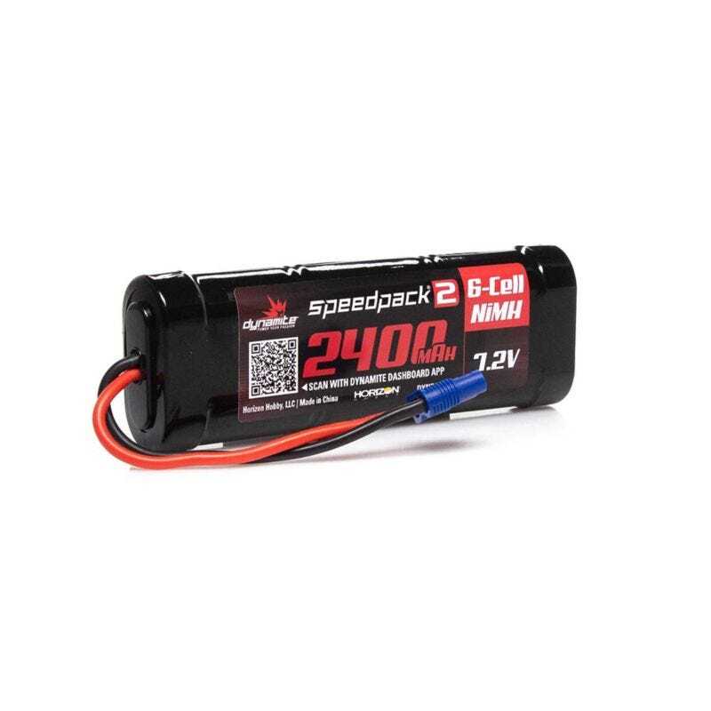 Dynamite SpeedPack2 2400mah 7.2v Flat NiMH Battery with EC3 Connector