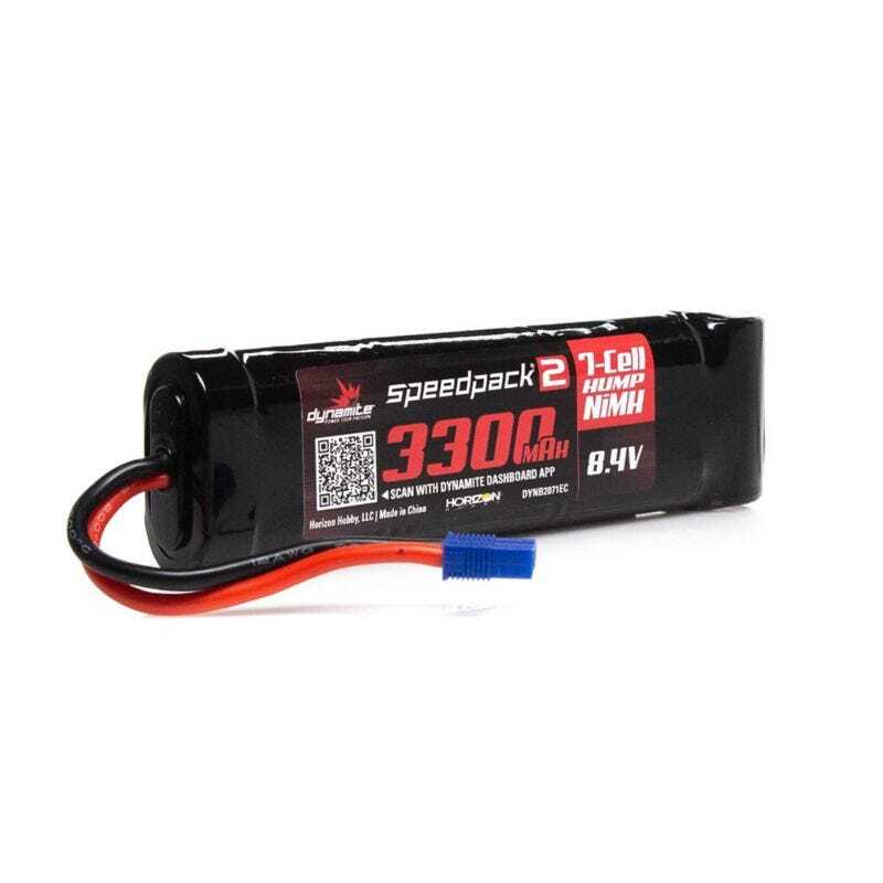 Dynamite SpeedPack2 3300mah 8.4v Hump NiMH Battery with EC3 Connector