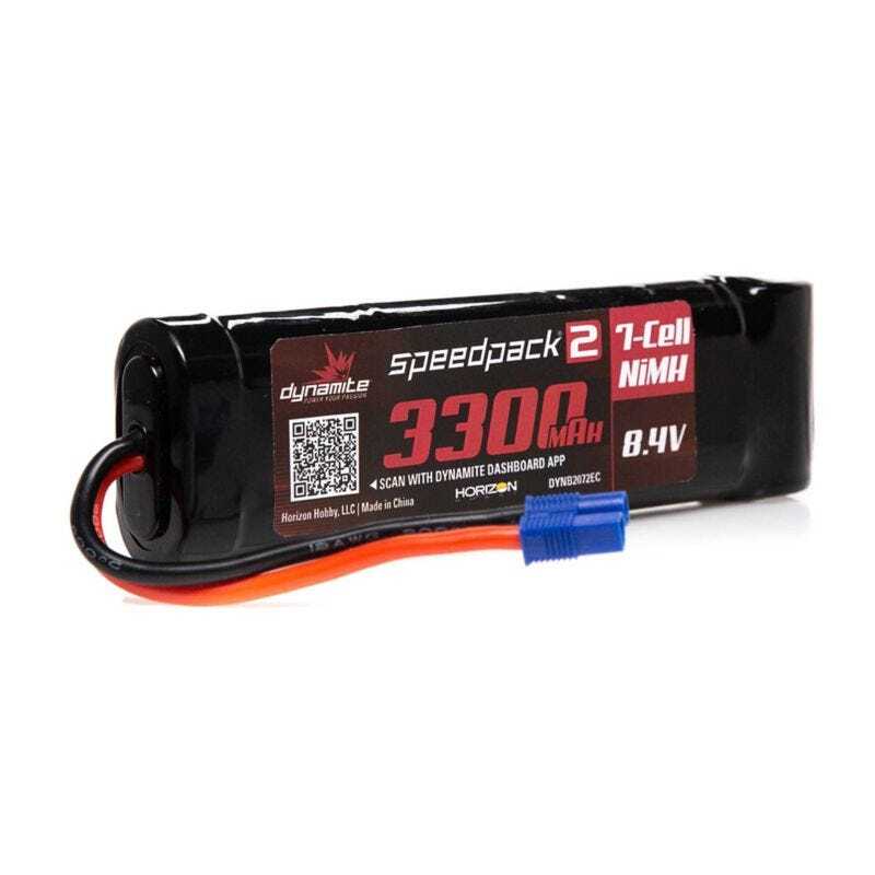 Dynamite SpeedPack2 3300mah 8.4v Flat NiMH Battery with EC3 Connector