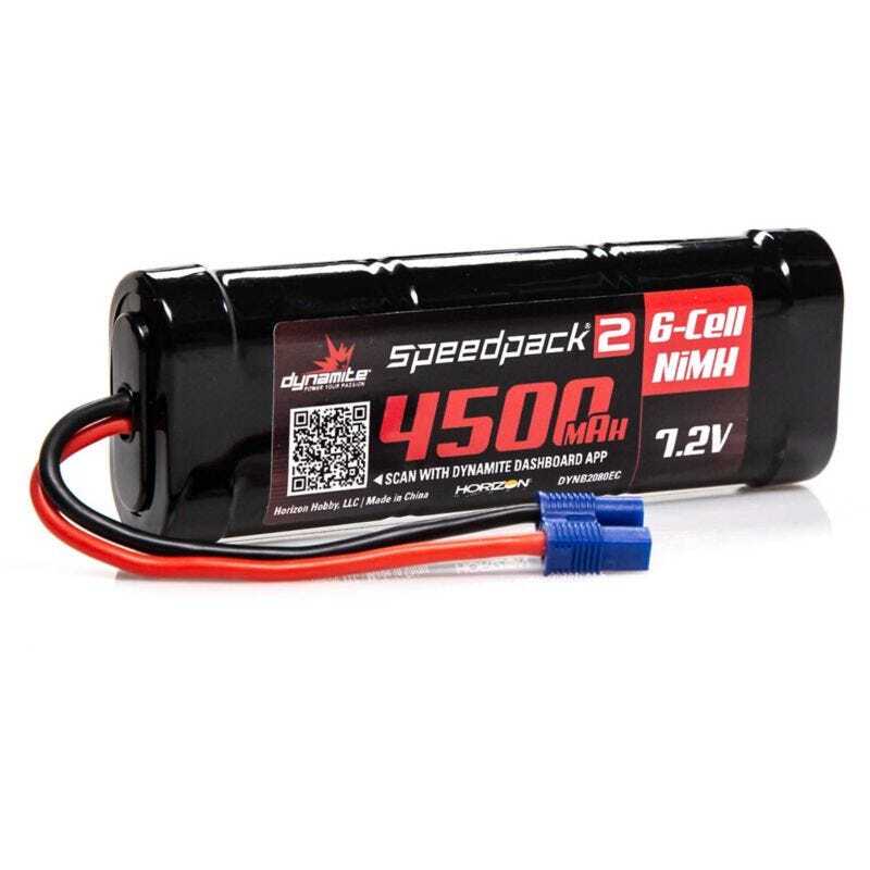 Dynamite SpeedPack2 4500mah 7.2v Flat NiMH Battery with EC3 Connector