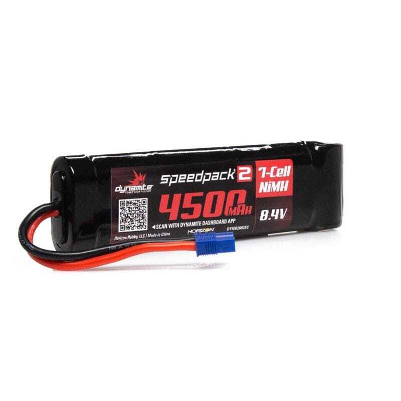 Dynamite SpeedPack2 4500mah 8.4v Flat NiMH Battery with EC3 Connector