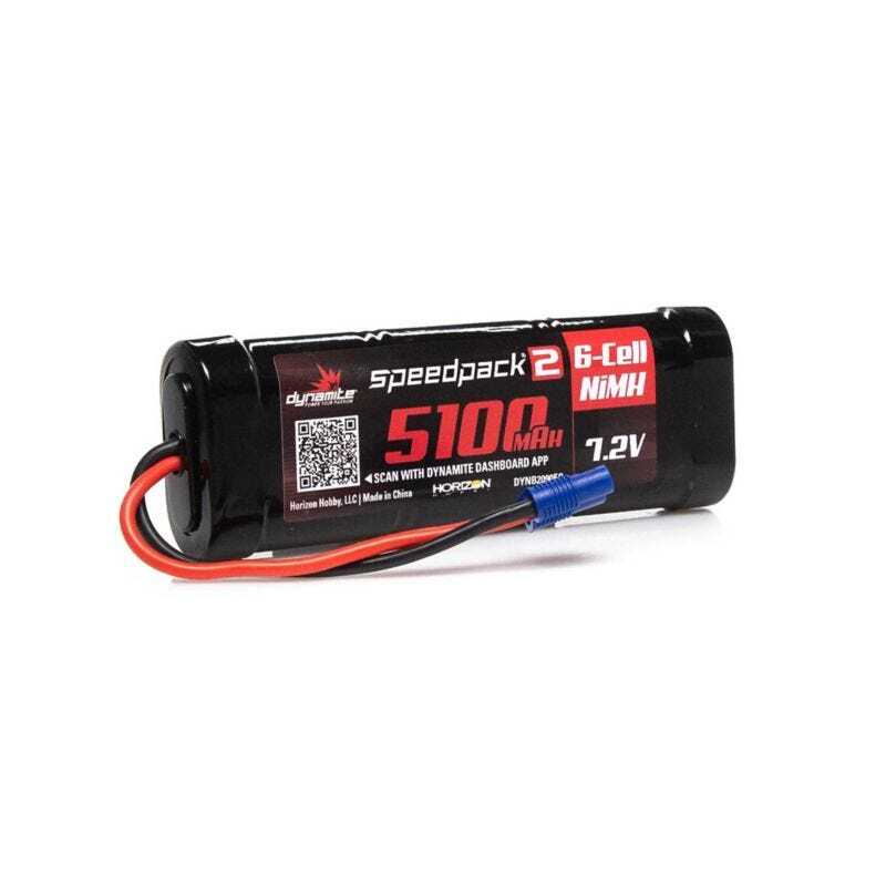 Dynamite 5100mah 7.2v NiMH Speed Pack Battery with EC3 Connector