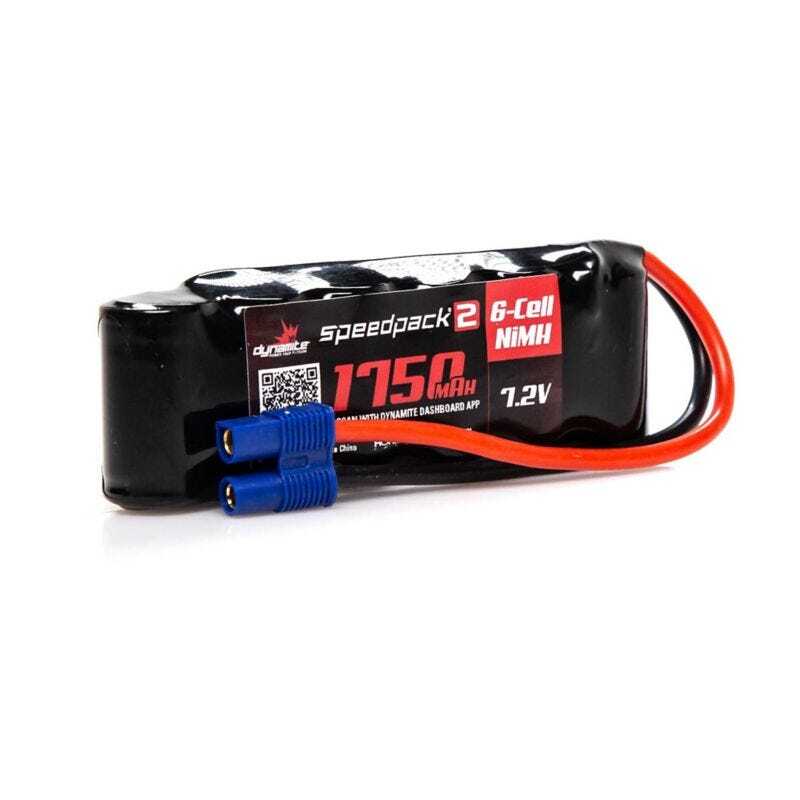 Dynamite 1750mah 7.2v NiMH 2/3A Speed Pack Battery with EC3 Connector