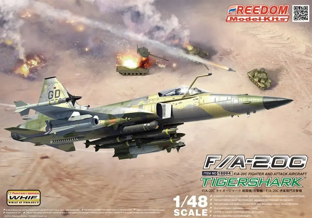 FREEDOM MODEL F/A-20C Tigershark 18004 - 1/48 main image 1