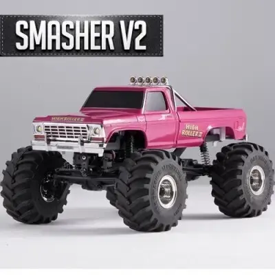 Buy FMS 1:24 FCX24 Smasher Monster Truck RTR 4WD VERSION 2 RED
