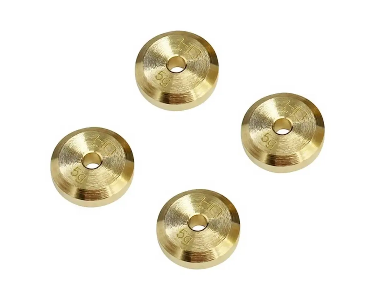 Hot Racing Axial SCX24 Brass Axle Weight (4) (5g) (Use w/HRASXTF39W04 ...