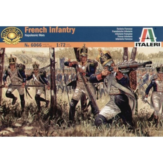 French Infantry Napoleonic Wars Plastic Kit 1:72 Model 6066 ITALERI 