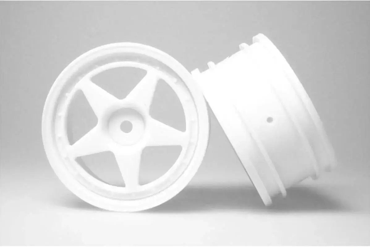 ユウ Kyosho 92561 WHEEL 5 SPOKE WHITE - kyosho