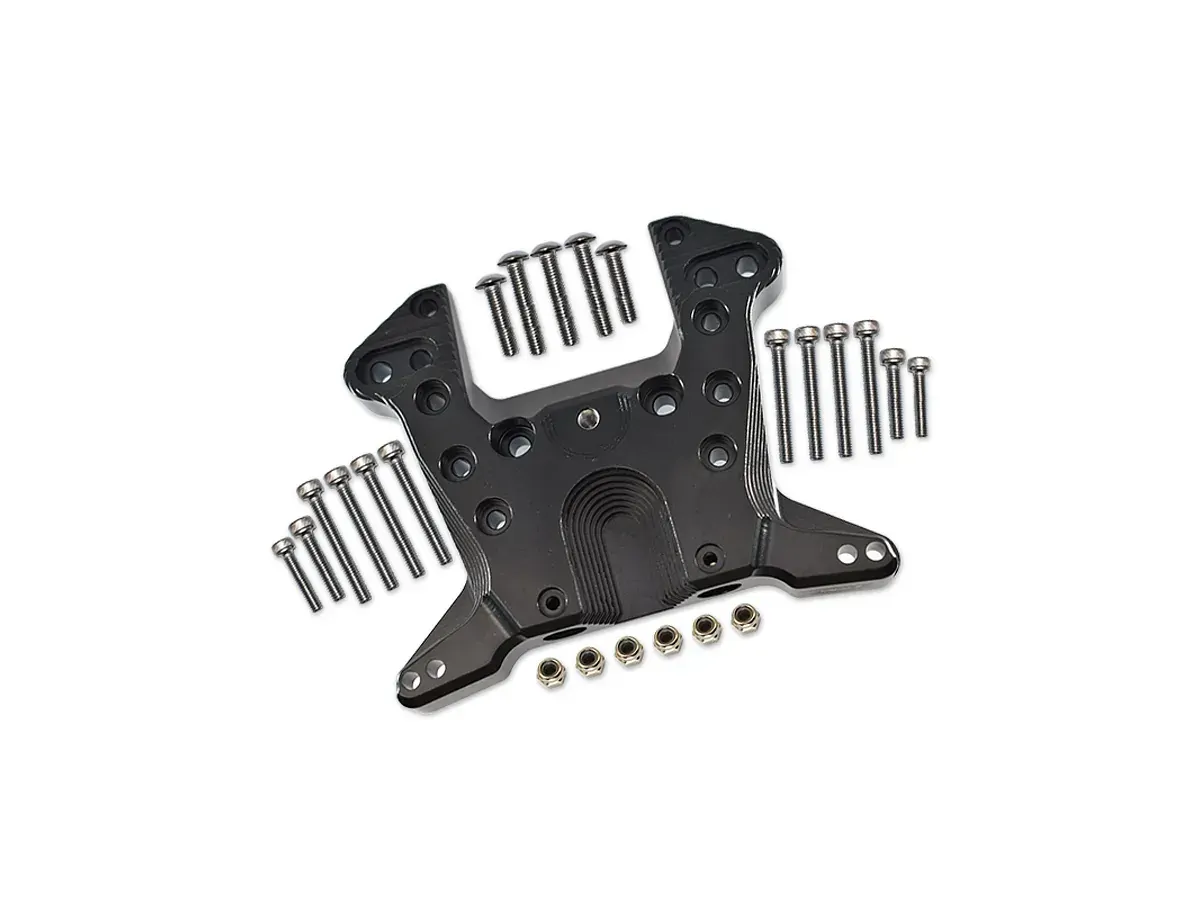 GPM Aluminium Rear Shock Tower – DT-03 Tuning Teil – 1 Stück Silber – Für Tamiya 1/10 RC-Cars