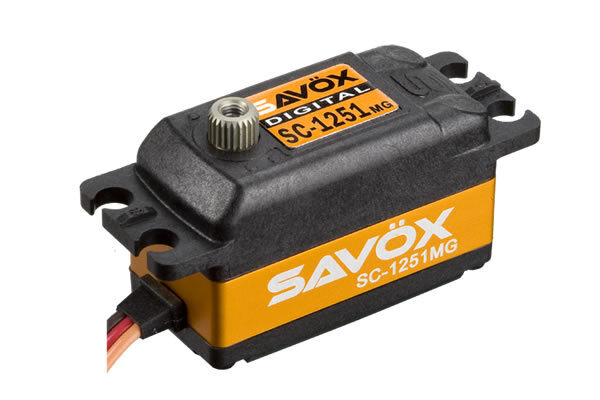 Savox SC-1251MG Low Profile Digital "High Speed" Metal Gear Servo