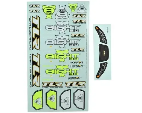 Trl Sticker TLR Logo Sticker Sheet: 8T 3.0