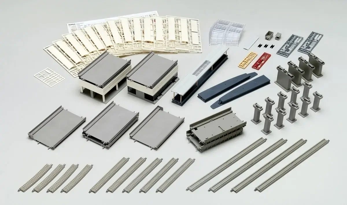 Buy Tomix N Over head slab track station set