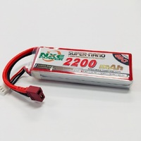 NXE 7.4V 2200Mah 40C Soft Case With Deans Plug - 2200SC402SDEAN