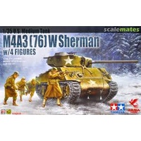 M4A3 (76) W Sherman w/Figure(Tamiya) ASUKA Model | No. 35-048 | 1:35