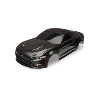 Traxxas 1/10 Black Ford Mustang Painted Body Shell 8312X