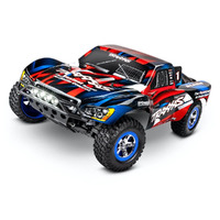 Traxxas 1/10 Slash XL-5 2WD Short Course Truck With LED Lighting Red/Blue - 39-58034-61RBLU