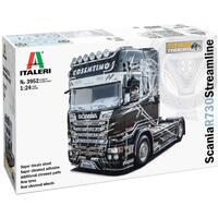 Italeri 3952 1/24 Scania R730 Streamline Show Truck with Chromed Adhesive Sheet Plastic Model Kit