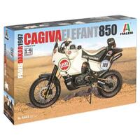 Italeri 4643 1/9 Cagiva Elephant 850 Paris-Dakar 1987 Plastic Model Kit