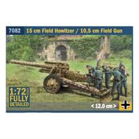 Italeri 1/72 15cm Field Howitzer/10 5cm Field Gun