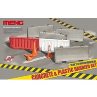 Sps-012 1/35 Concrete & Plastic Barrier