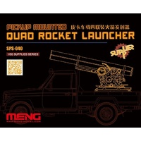 sps-040 1/35 pick-up quad rocket launche