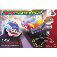 MICRO SCALEXTRIC LAW ENFORCER (MAINS POWERED) - NEW TOOLING 2019