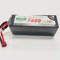 NXE 15.2V 7400MAH 100C Hard Case Lipo With Deans Plug - 7400HC1004SDEAN