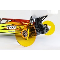 720Spin 1/10TH Buggy Camber Wheels Amber