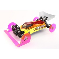 720Spin 1/10TH Buggy Toe And Camber Gauge Front Fluro pink