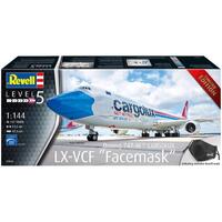 Revell 03836 1/144 Boeing 747-8F Cargolux LX-VCF Facemask Plastic Model Kit