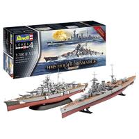 Revell 05174 1/700 HMS Hood vs. 1/720 Bismarck Limited Edition Plastic Model Kit