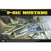 Academy 12441 1/72 P-51C Mustang Plastic Model Kit