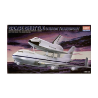 Academy 12708 1/288 Shuttle & 747 Carrier Plastic Model Kit