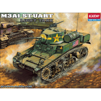 Academy 13269 1/35 U.S. M3A1 Stuart Light Tank Plastic Model Kit