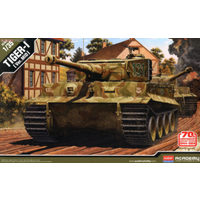 Academy 13287 1/35 Tiger-I Mid Ver. "Anniv.70 Normandy Invasion 1944" Le: Plastic Model Kit