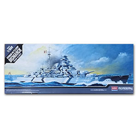 Academy 14218 1/800 Battleship Bismarck (Static) Plastic Model Kit