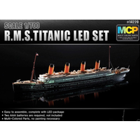Academy 14220 1/700 R.M.S. Titanic + LED Set MCP Plastic Model Kit